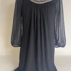 White House Black Market Women's Black Dress XSmall